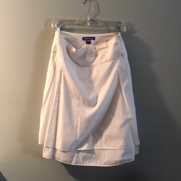 White cotton skirt - flowy - Picture 1 of 2